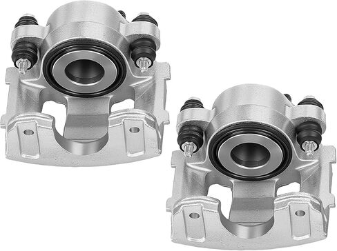 مجموعة فرجار فرامل القرص الأمامي مناسبة لسيارة Jeep Wrangler 1990-2006، Cherokee 1990-2001، Grand Cherokee 1993-1998، Comanche 1990-1992، السائق الأمامي وجانب الركاب، يستبدل #18-B4339، 18-B4340 in Kuwait