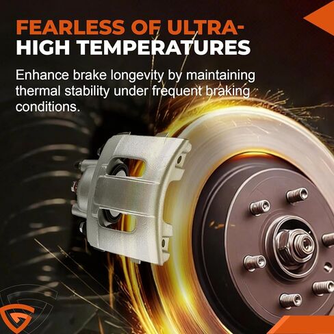 مجموعة فرجار فرامل القرص الأمامي مناسبة لسيارة Jeep Wrangler 1990-2006، Cherokee 1990-2001، Grand Cherokee 1993-1998، Comanche 1990-1992، السائق الأمامي وجانب الركاب، يستبدل #18-B4339، 18-B4340 in Kuwait