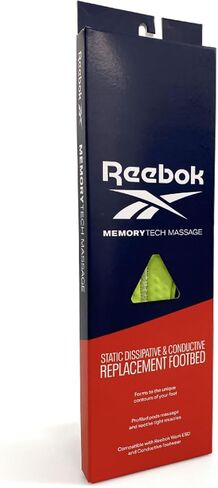 Reebok Work Unisex MemoryTech Massage Insert Removable Cushion Footbed for ESD and Conductive Footwear - RBMT in Saudi Arabia