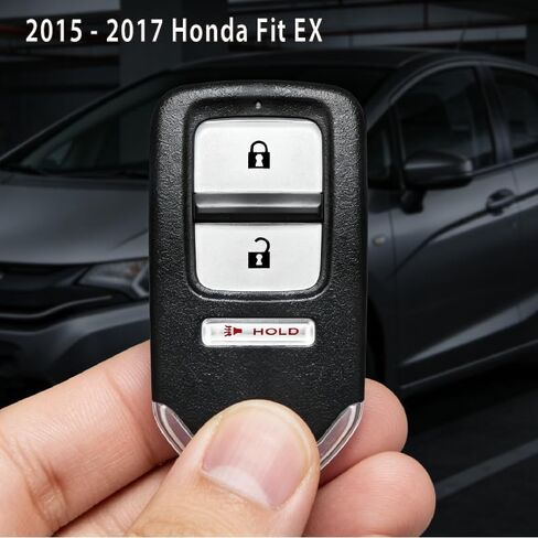 2 Keylessbest بديل لـ 2015 2016 2017 Honda Fit EX EX-L EX-LN HR-V مفتاح فوب التحكم عن بعد KR5V1X 3 أزرار 313.8 ميجا هرتز in Kuwait