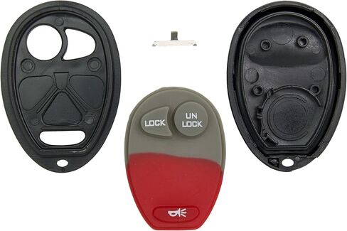 Keyless2Go Replacement for New Shell Case and 3 Button Pad for Remote Key Fob with FCC L2C0007T - Shell ONLY in Saudi Arabia