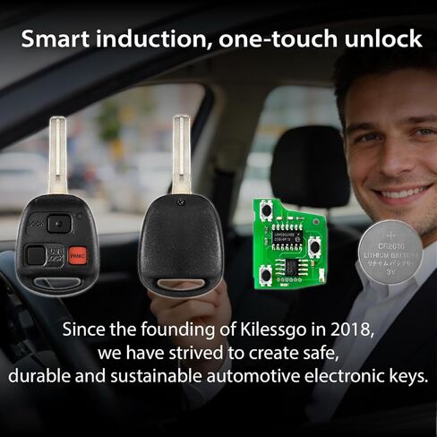 Fits for Lexus RX300 2000 2001 2002 2003 Key Fob N14TMTX-1 312MHz 4C 3 Buttons(Set of 2) in Kuwait