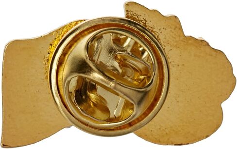 شارة بدبوس مطلية بالمينا بتصميم علم الخشخاش والاتحاد مقاس 1 بوصة in Kuwait