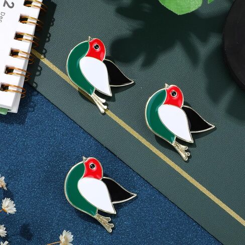 GALPADA 4pcs Palestine Flag Lapel Pins, Metal Bird Shape Brooches Palestinian Flag Badge for Clothing Bags Hats Cultural Pride Jewelry Gift for Sports Events in Saudi Arabia