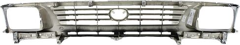 Garage-Pro Grille Assembly Compatible with 1995-1996 Toyota Tacoma Chrome Shell with Painted Black Insert in Saudi Arabia