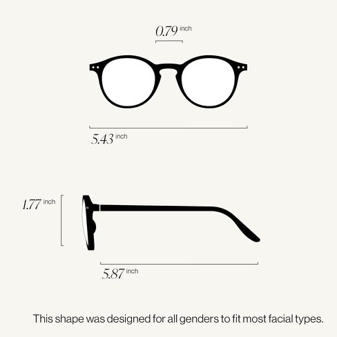 نظارات شمسية IZIPIZI SUN #D للرجال والنساء بإطار مربع حيوي، عدسات رمادية مضادة للخدش، حماية 100% من الأشعة فوق البنفسجية من الفئة 3 مع حقيبة (سلحفاة خفيفة) in Kuwait