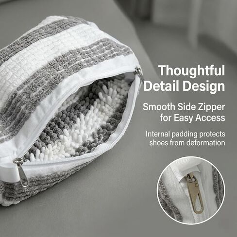 4 عبوات من أكياس غسيل الأحذية في الغسالة، حقيبة أحذية الغسيل للغسالة، أكياس غسيل الأحذية القابلة لإعادة الاستخدام مع تصميم سحاب متين ذاتي القفل، تنظيف عميق 360 درجة للأحذية الرياضية/النعال/التنس/أحذية الجري in Kuwait