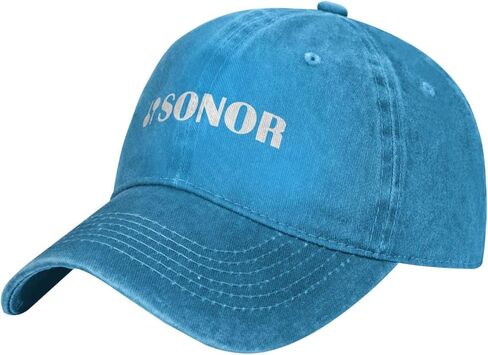 Sonor Drumsdistressed Baseball Cap Solid Color Adjustable Vintage Unisex Versatile Washed Dad Hat in Saudi Arabia