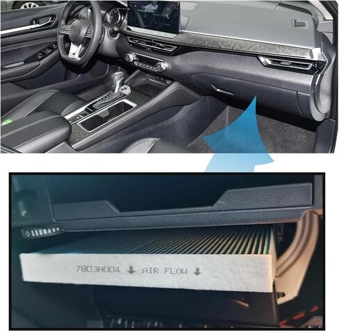 2Pcs Car Engine Air Filter Air Conditioner Air Filter Compatible with Nissan Altima 2019 2020 2021 2022 2.5L 165466CA0A ; 0421960 ; 1433779 in Kuwait