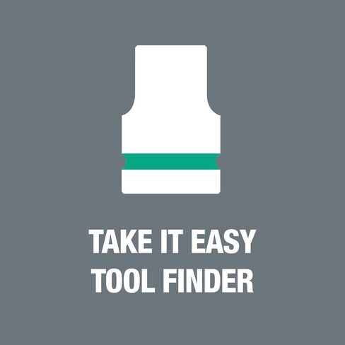WERA 05003973001 حزام B 4 طقم مقبس Zyklop، محرك 3/8 بوصة، 9 قطع in Saudi Arabia
