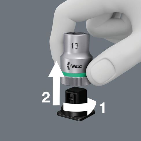WERA 05003973001 حزام B 4 طقم مقبس Zyklop، محرك 3/8 بوصة، 9 قطع in Saudi Arabia