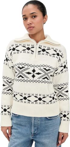 English Factory Women's Motif Zip Up Sweater in Kuwait