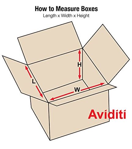 صناديق مموجة AVIDITI مقاس 32x32x32، كبيرة، 32 طولًا × 32 عرضًا × 32 ارتفاعًا، عبوة من 5 قطع | الشحن، التعبئة والتغليف، النقل، صندوق تخزين للمنزل أو العمل، صناديق بالجملة قوية in Saudi Arabia