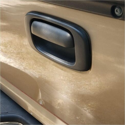 Tailgate Handle Bezel Trim Compatible with 1999 2000 2001 2002-2007 Chevy Silverado GMC Sierra 1500 2500 3500 Black Textured Replaces 15997911 15228539 15228540 GM1916102 GM15046512 in Saudi Arabia
