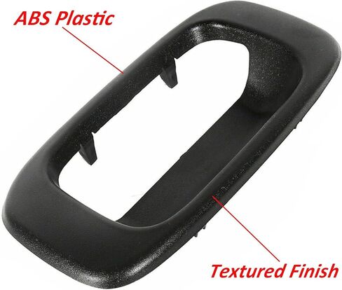 Tailgate Handle Bezel Trim Compatible with 1999 2000 2001 2002-2007 Chevy Silverado GMC Sierra 1500 2500 3500 Black Textured Replaces 15997911 15228539 15228540 GM1916102 GM15046512 in Saudi Arabia