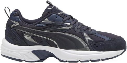 حذاء رياضي رجالي من PUMA Milenio Tech من الجلد السويدي برباط كاجوال - أزرق in Kuwait