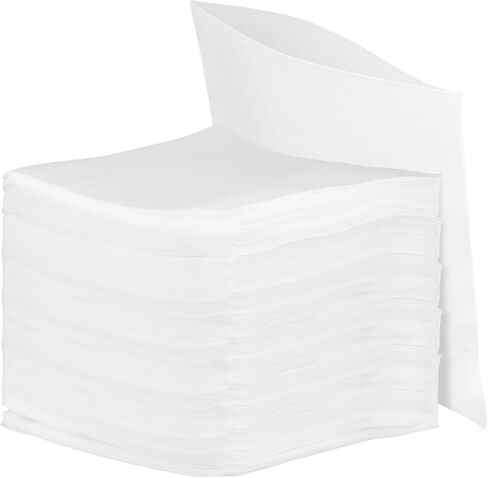 أكياس وسادة من الفوم للتغليف والنقل والشحن، أبيض، 12 × 12 بوصة، 150 عبوة in Kuwait