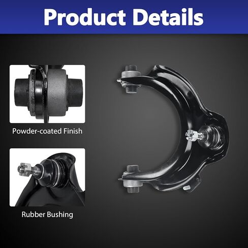 Suspension Kit, Front Lower Upper Control Arm With Ball Joint Sway Bar Inner Outer Tie Rod Replacement For 2003-2007 Honda, 2004-2008 Accord Acura TSX - 12 Pcs in Saudi Arabia
