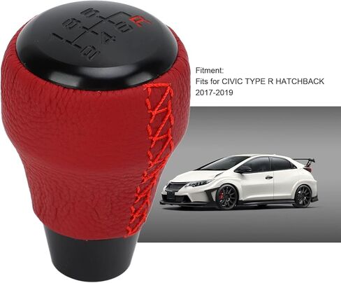 KIMISS 6 Speed Gear Shift Knob for Type R 2017-2019, Manual Transmission Stick Ball Head, 08U92-TEA-110, Compatible with Hatchback in Kuwait