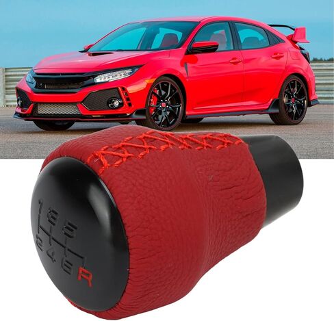 KIMISS 6 Speed Gear Shift Knob for Type R 2017-2019, Manual Transmission Stick Ball Head, 08U92-TEA-110, Compatible with Hatchback in Kuwait