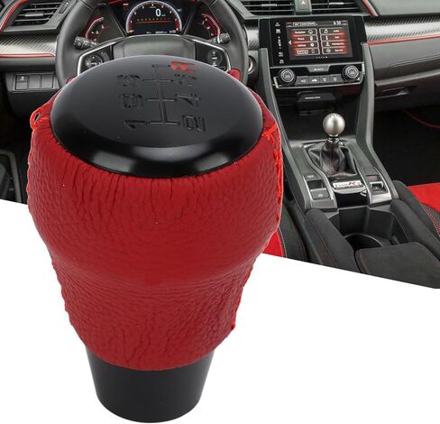 KIMISS 6 Speed Gear Shift Knob for Type R 2017-2019, Manual Transmission Stick Ball Head, 08U92-TEA-110, Compatible with Hatchback in Kuwait