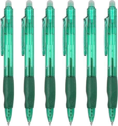 PATIKIL 6Pcs Erasable Gel Pens, 0.5mm Retractable Fine Point Heat Erasable Marking Pen Smooth Writing Fabric Markers for Sewing Drawing Writing Planner, Brown Ink in Saudi Arabia