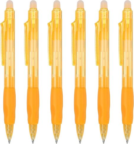 PATIKIL 6Pcs Erasable Gel Pens, 0.5mm Retractable Fine Point Heat Erasable Marking Pen Smooth Writing Fabric Markers for Sewing Drawing Writing Planner, Brown Ink in Saudi Arabia
