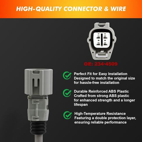2004-2007 O2 Oxygen Sensors Upstream Downstream Fit for Toyota Highlander 2004 2005 3.3L V6, Lexus RX330 2004 2005 2006 3.3L V6, Replaces 234-9042, 234-4168, 234-4509 in Saudi Arabia