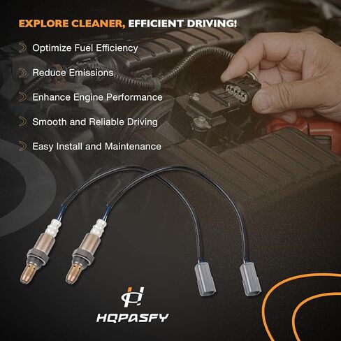HQPASFY 2 قطعة مستشعر الأكسجين 234-9036 مستشعر O2 متوافق مع Infiniti FX35 M37 G37 M35 EX35، Nissan Frontier Pathfinder Xterra 3.5L 3.7L 4.0L V6 استبدال # 2349036 in Saudi Arabia