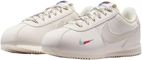 Nike Cortez Big Kids' Shoes (Soft Pearl/Comet Blue/Burgundy Crush/Light Orewood Brown) in Saudi Arabia