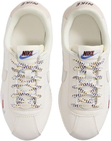 Nike Cortez Big Kids' Shoes (Soft Pearl/Comet Blue/Burgundy Crush/Light Orewood Brown) in Saudi Arabia