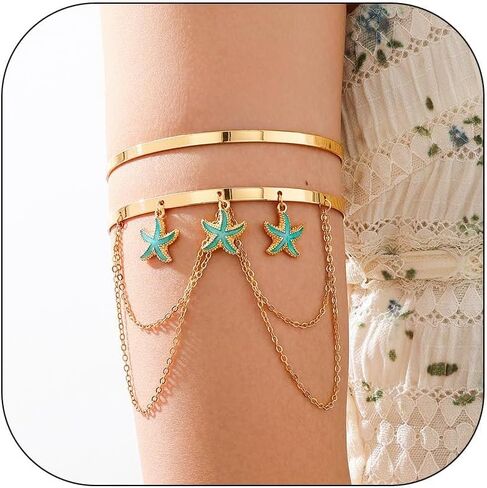 Long tiantian Arm Cuff for Women Gold Arm Cuff Jewelry Upper Arm Cuff Gold Cuff Bracelets Arm Cuff Bangles for Women in Saudi Arabia
