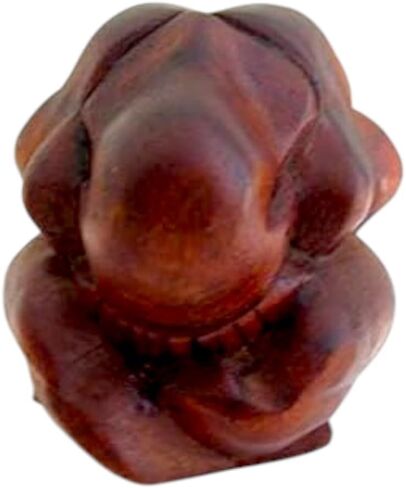 Weeping Buddha Yogi Meditation Wood Statue - OMA Brand in Saudi Arabia