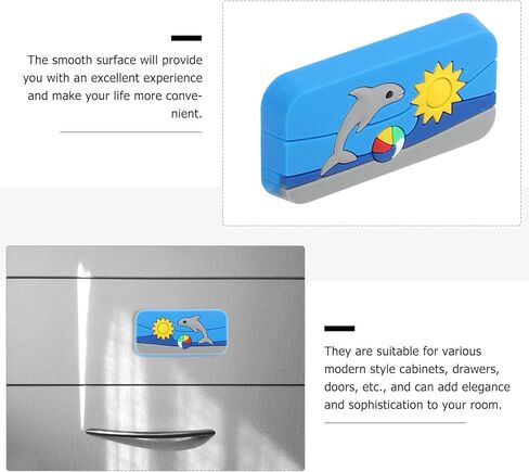 4pcs Cartoon Painted Rubber Drawer Knobs Cabinet Pull Handles Single Hole Furniture Accessories for ’ Room Cupboard and Bookshelf in Saudi Arabia