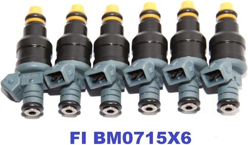 مجموعة 6x حاقن الوقود 0280150715 لسيارات BMW 325i 325iX 525i 750iL 850Ci 2.5 in Saudi Arabia