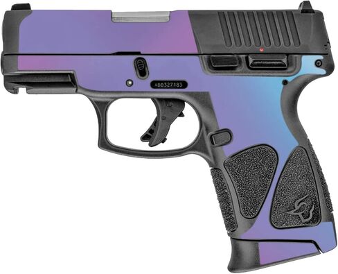 غلاف MightySkins متوافق مع Taurus G3C Luger 9mm - ضباب أرجواني | غطاء ملتف واقٍ ومتين وفريد ​​من نوعه من الفينيل | سهل التطبيق والإزالة وتغيير الأنماط | صنع في الولايات المتحدة الأمريكية in Kuwait
