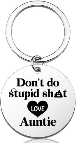 هدايا مضحكة لابن أخ من العمة، لا تقدم هدايا سلسلة مفاتيح غبية لابن أخ ابنة المراهقين في عيد الميلاد وعيد الميلاد والتخرج in Kuwait