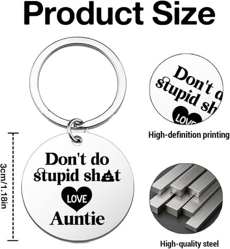 هدايا مضحكة لابن أخ من العمة، لا تقدم هدايا سلسلة مفاتيح غبية لابن أخ ابنة المراهقين في عيد الميلاد وعيد الميلاد والتخرج in Kuwait