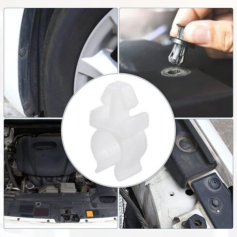 ACROPIX Hood Prop Rod Clip Retainer Fit for Infiniti for Nissan - Pack of 1 White in Kuwait