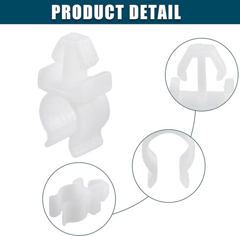 ACROPIX Hood Prop Rod Clip Retainer Fit for Infiniti for Nissan - Pack of 1 White in Kuwait