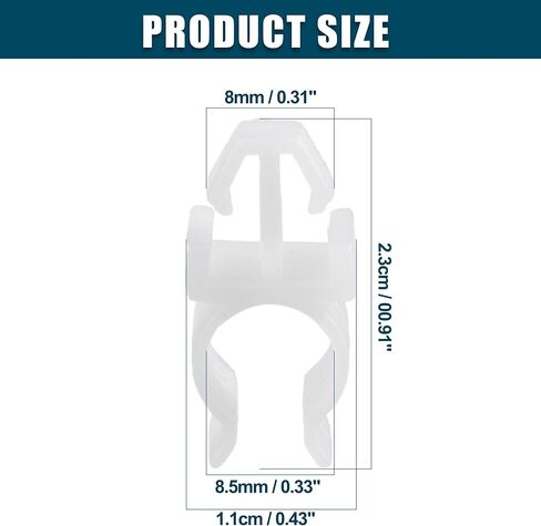 ACROPIX Hood Prop Rod Clip Retainer Fit for Infiniti for Nissan - Pack of 1 White in Kuwait