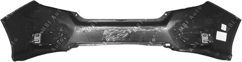 MBI AUTO - Primered, Rear Bumper Cover Replacement for 2016-2021 Honda Civic Sedan (4-Door) 16-21, HO1100296 in Saudi Arabia