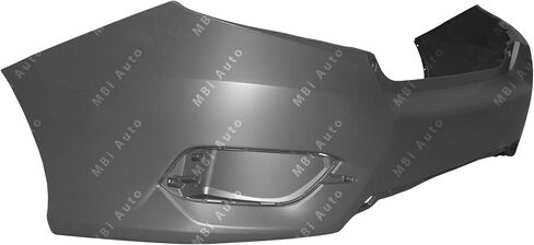 MBI AUTO - Primered, Rear Bumper Cover Replacement for 2016-2021 Honda Civic Sedan (4-Door) 16-21, HO1100296 in Saudi Arabia