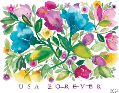 أزهار الاحتفال (ورقة من 20) بريد من الدرجة الأولى إلى الأبد طوابع بريدية سكوت #5849 in Kuwait