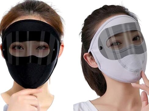 قناع وجه مقاوم للرياح للحماية من أشعة الشمس الصيفية للرجال والنساء، قناع وجه لصيد الأسماك والمشي لمسافات طويلة in Kuwait