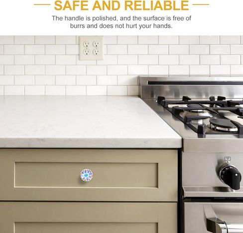 4 قطع من مقابض سحب الأدراج المستديرة المصنوعة من السيراميك ذات الفتحة الواحدة، مجموعة مقابض أبواب خزانة الملابس اللطيفة مع اللون الوردي والأزرق وتصميمات لإكسسوارات أثاث الغرفة in Kuwait