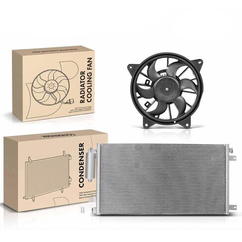 Replacement Parts for AC Condenser&Single Cooling Fan Assembly Kit for Nissan NV1500 NV2500 NV3500 Mod-A58PP-44431 in Saudi Arabia