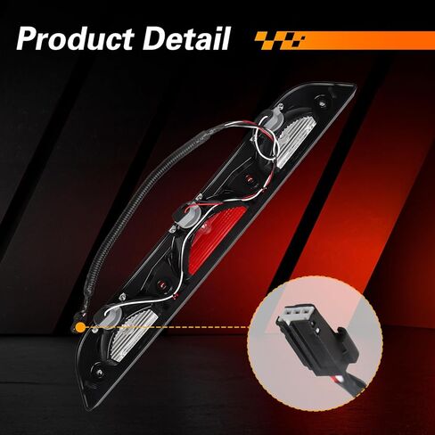 3rd Brake Light Kit, Center High Mounted Stop Light Lamp Assembly Compatible With Ford F150 2015-2020,F250/F350/F450/F550 Super Duty 2017-2022,Replace#:FL3Z13A613A FL3Z13A613C FL34-13A613-AM in Kuwait