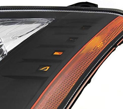 AKKON - For 2010 2011 2012 Nissan Sentra SE-R | SR Models Both Side Headlights Headlamps Replacement - Black in Saudi Arabia