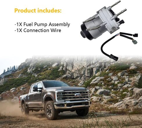 6C3Z-9G282-C Diesel Fuel Pump Filter Assembly Powerstroke Diesel Engine | Fit for Ford Excursion F250 F350 F450 F550 Super Duty V8 6.0L | OE 3C3Z9C407AA 3C3Z9C407AB 6C3Z9C407AA 6C3Z9G282C PFB101 in Saudi Arabia